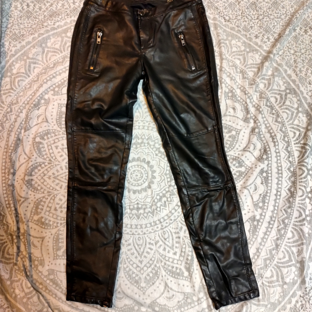 Vegan leather Moto style pants sz. 27